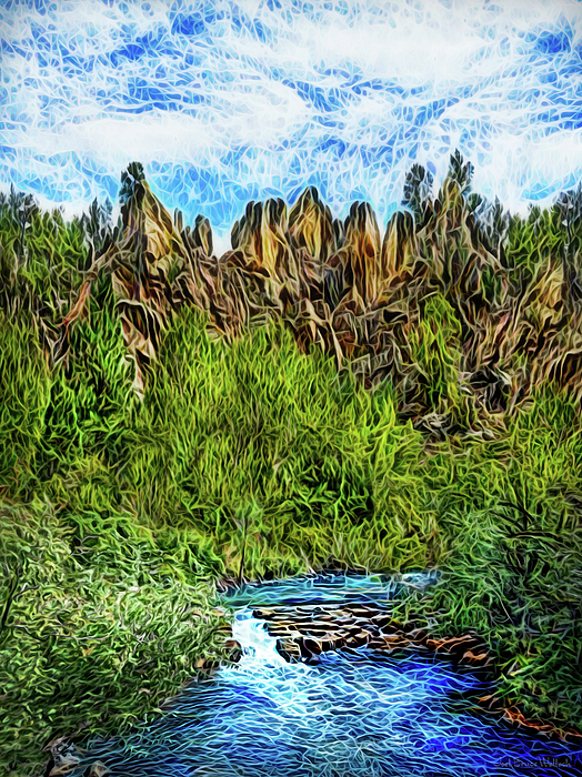 Cliffs By The River by Joel Bruce Wallach Cliffs By The River by Joel Bruce Wallach